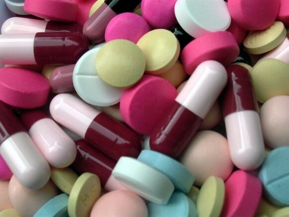 Medikamente zur Behandlung von Prostatitis.